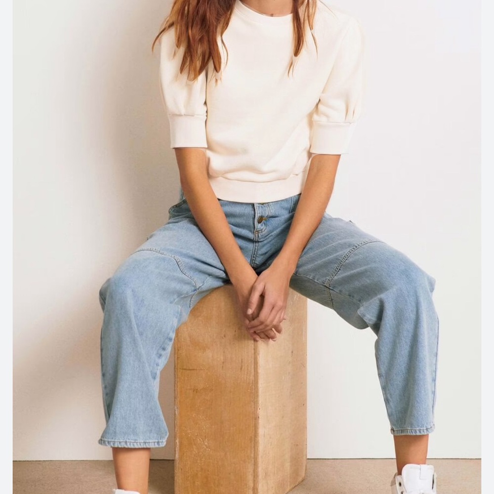 NWT Ba&sh Ecru sweatshirt